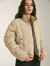 Hazel | Dames Corduroy Puffer Jas