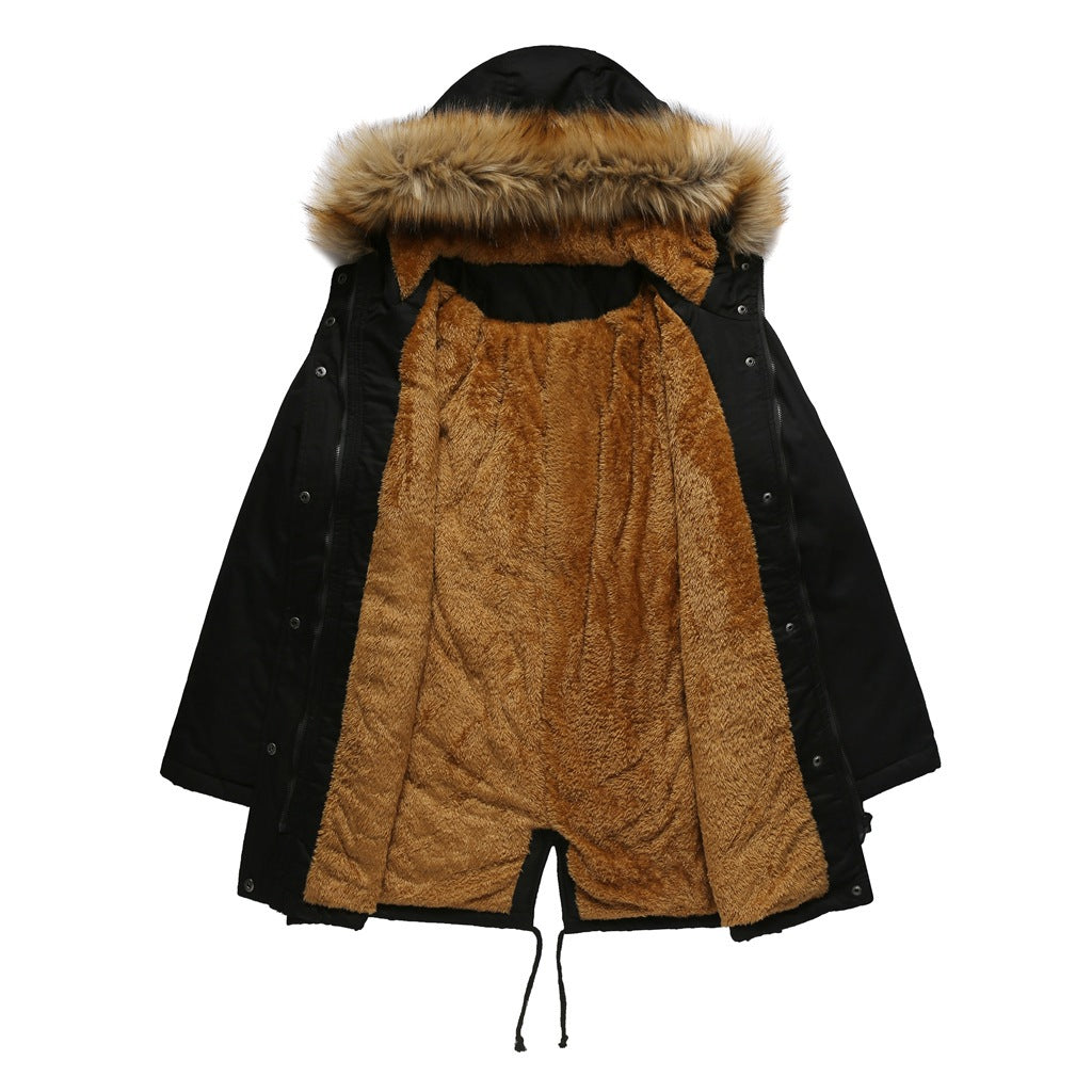 Vera - Winterparka met nepbont en teddy voering