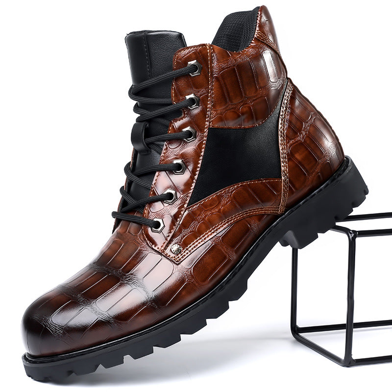 Rendell™ | Leren Croco Boots