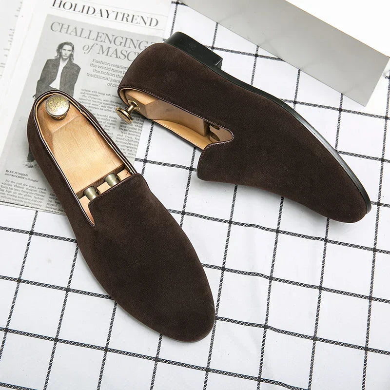 Heren Suède Loafers