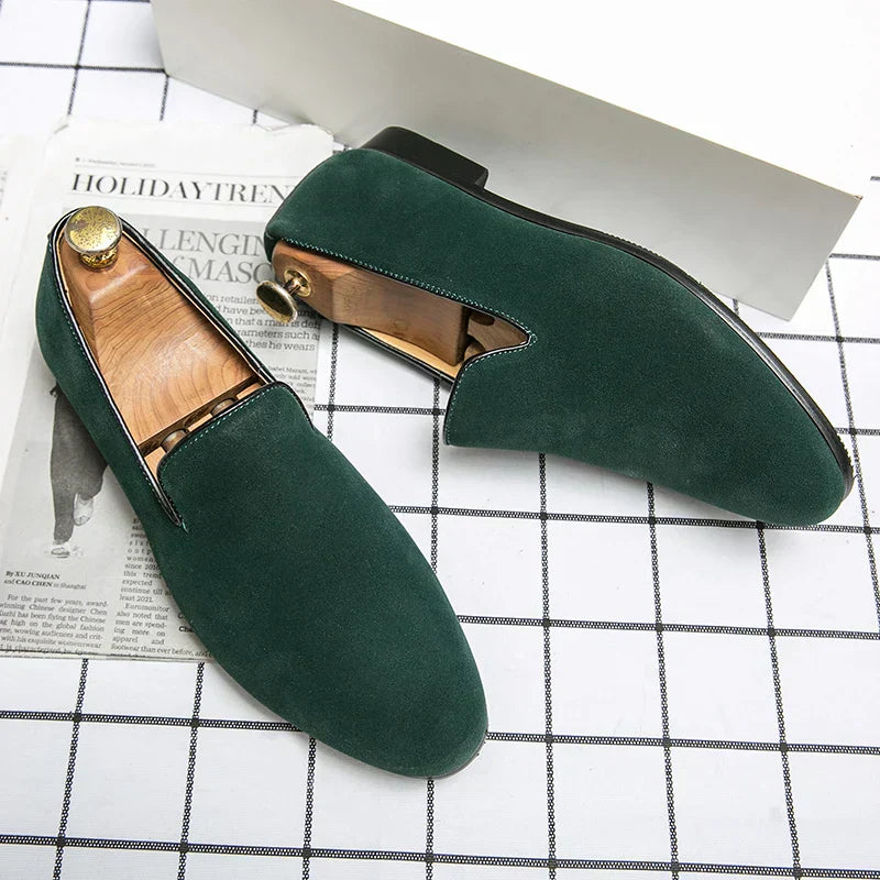 Heren Suède Loafers