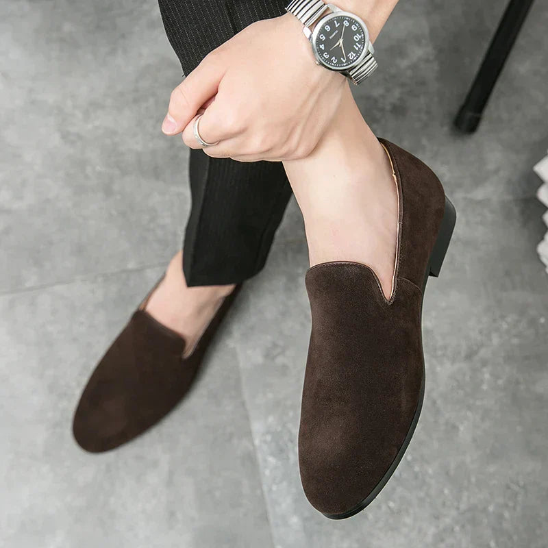 Heren Suède Loafers