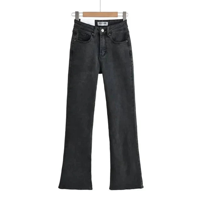 Ara™ Jeans met Hoge Taille en Hartfranje