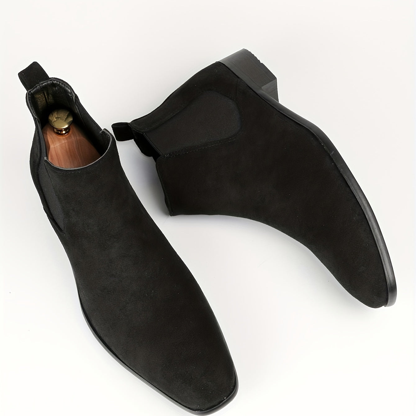 Heren Chelsea Boots Donkerbruin