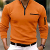 ROBIN - poloshirt met lange mouwen