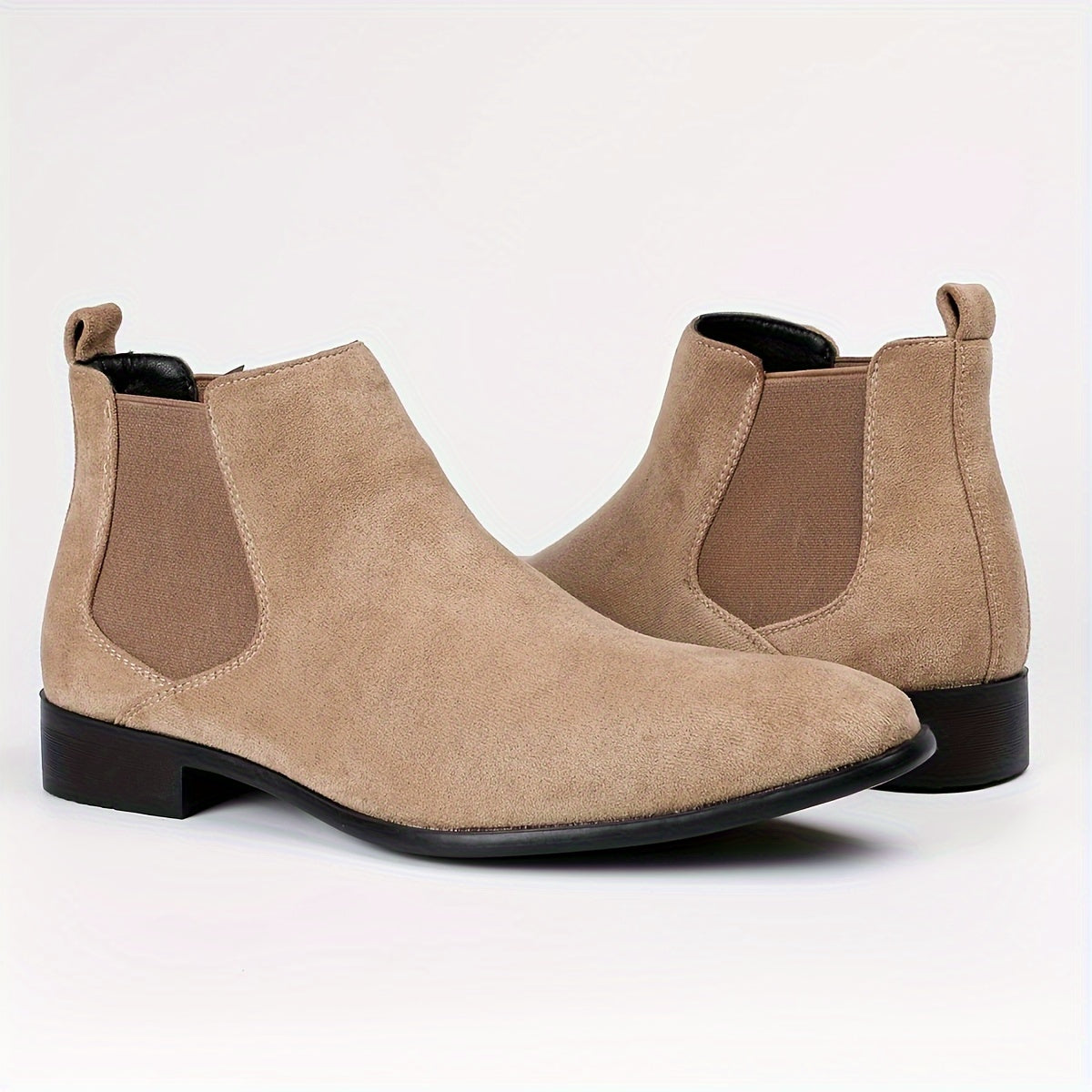 Heren Chelsea Boots Beige