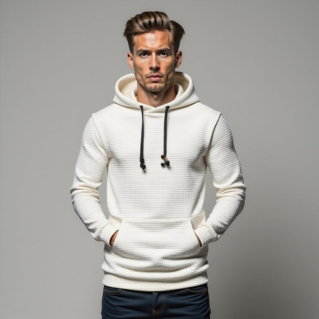 Dennis | Gestructureerde Hoodie