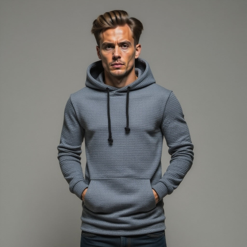 Dennis | Gestructureerde Hoodie