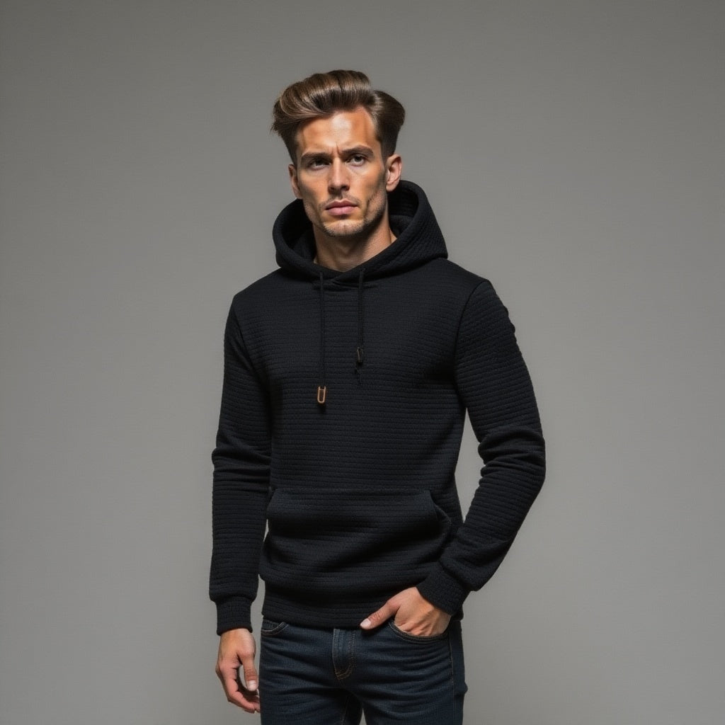 Dennis | Gestructureerde Hoodie