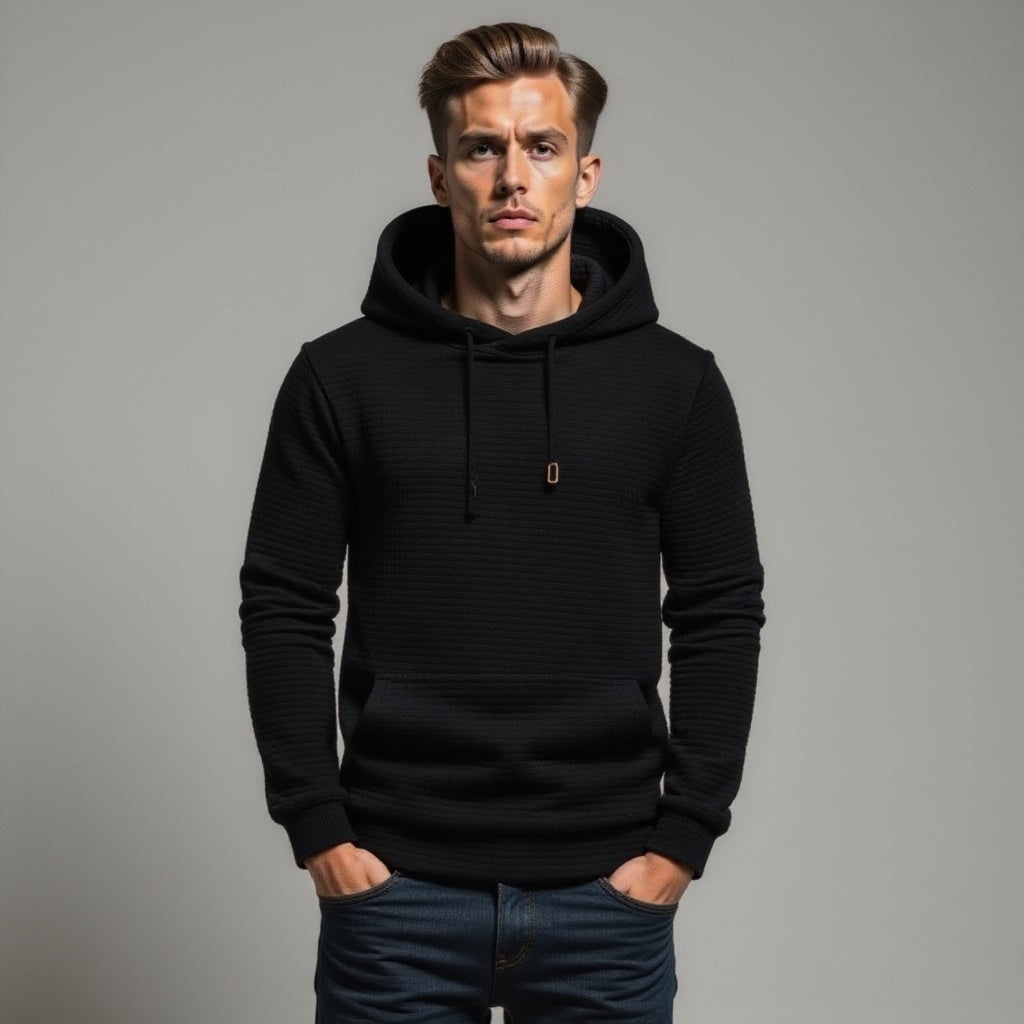 Dennis | Gestructureerde Hoodie